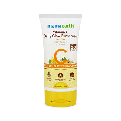 Mamaearth Vitamin C Daily Glow Sunscreen SPF 50 – Full Review