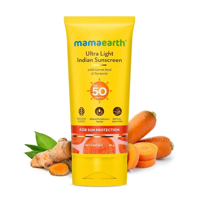 Mamaearth Ultra Light Indian Sunscreen SPF 50 – Full Review | Mamaearth Sunscreen
