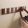Wall Mount Coat Rack - Strong Hooks for Coats, Hats, Towels, Robes - Use in Bathroom, Entryway or Bedroom
