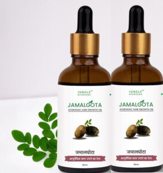 Jamalghota Hair Growth Oil Each 30ml Pack of 2 | Natural Herbal Blend with Amla, Bhringraj & Camphor | Hair Care for Women