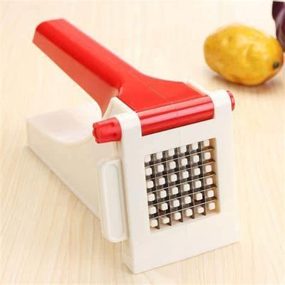 Heavy Duty Vegetable Slicer Dicer – Stainless Steel Blades & Extended Handle