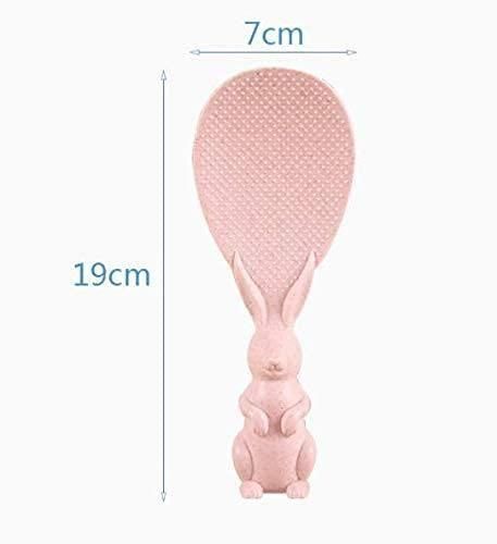 Rabbit Standing Non-Stick Rice Spoon – Vertical Kitchen Serving Spoon (Pack of 3)