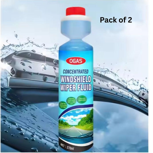 Concentrated Windshield Washer Fluid – Powerful Glass Cleaning Liquid for Cars (Pack of 2)