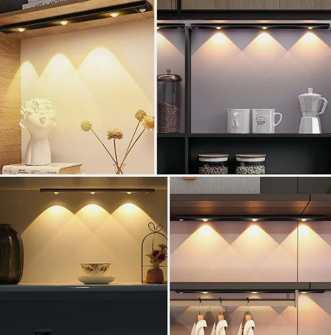 LED PIR Motion Sensor Cabinet Light | USB Rechargeable | Wireless, Dimmable & Waterproof
