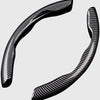 New Carbon Fiber ABS Texture Steering Wheel Grip Cover for Cars – Durable & Stylish