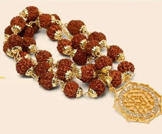 Sankatmochan Siddhi Mala with Pendant – Spiritual Alloy Necklace for Men (Pack of 1, Free Size)