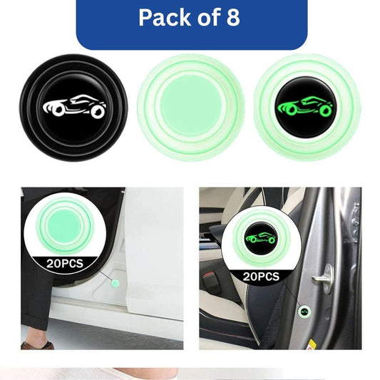 Shock Absorber Car Bumper Protector – Silicone Anti-Collision Accessories (Pack of 8, Random Color)