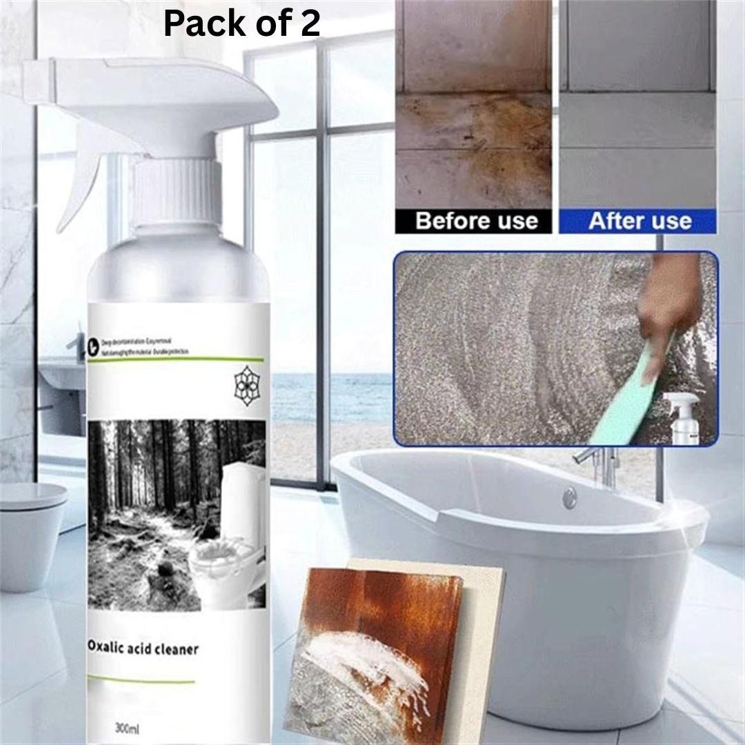Multi-Purpose Oxalic Acid Stain Removal Spray – Powerful Cleaner for Tough Stains, 300ml Each (Pack of 2)