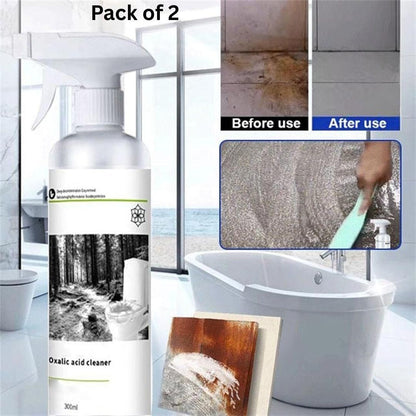 Multi-Purpose Oxalic Acid Stain Removal Spray – Powerful Cleaner for Tough Stains, 300ml Each (Pack of 2)
