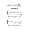 Drill-Free Multifunctional Adjustable Stainless Steel Rod | Tension Shower Curtain Rod | Easy Install