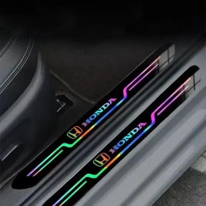 Black & Neon Car Door Entry Guard – Premium Scratch Protection with Modern Glow (Pack of 4)
