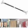 Drill-Free Multifunctional Adjustable Stainless Steel Rod | Tension Shower Curtain Rod | Easy Install