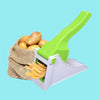 Heavy Duty Vegetable Slicer Dicer – Stainless Steel Blades & Extended Handle