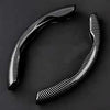 New Carbon Fiber ABS Texture Steering Wheel Grip Cover for Cars – Durable & Stylish