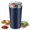 Electric Spice & Coffee Grinder, 200W Stainless Steel Mixer Grinder for Masala & Herbs Grinding Machine for Dry Item, Push Button Control (1, Blue, 200 ml)