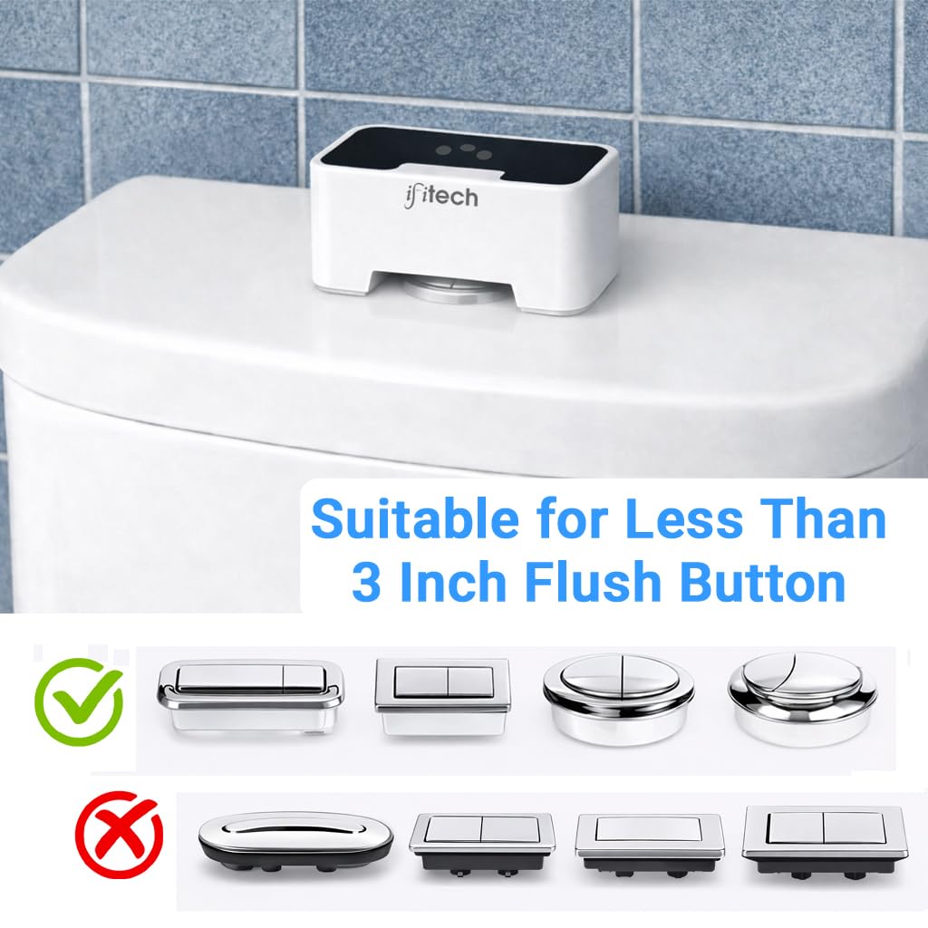 Automatic Flush Device for Commode: Infrared Sensor Auto Flush, USB Rechargeable, Waterproof