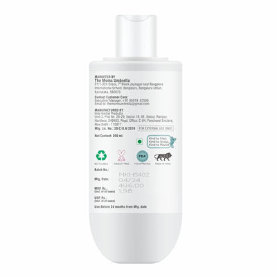 The Mom’s Umbrella Kids Conditioning Shampoo 100% Vegan With Rosemary, Oat, passion fruit,ginger and chamomile extract (Age: 4+ Years)