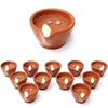 Led Sensor Water Diya Pack of 6 | पानी से जलने वाला दिया
