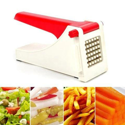 Heavy Duty Vegetable Slicer Dicer – Stainless Steel Blades & Extended Handle