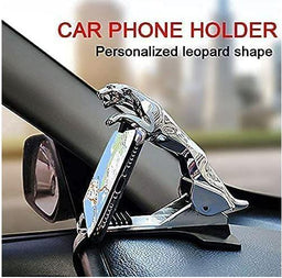 Jaguar Design HUD Car Mobile Phone Holder – 360° Rotatable Dashboard Mount