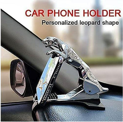 Jaguar Design HUD Car Mobile Phone Holder – 360° Rotatable Dashboard Mount
