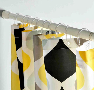 Drill-Free Multifunctional Adjustable Stainless Steel Rod | Tension Shower Curtain Rod | Easy Install
