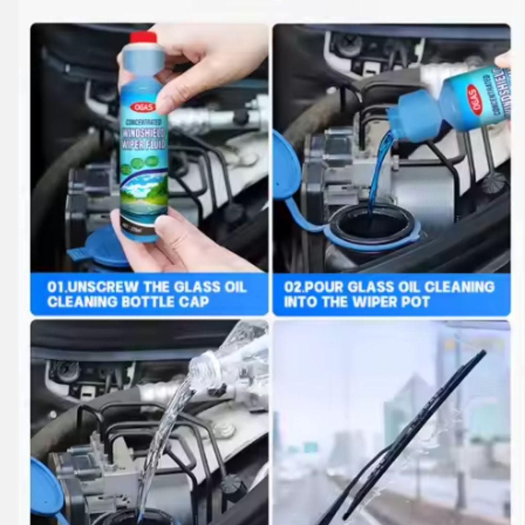 Concentrated Windshield Washer Fluid – Powerful Glass Cleaning Liquid for Cars (Pack of 2)