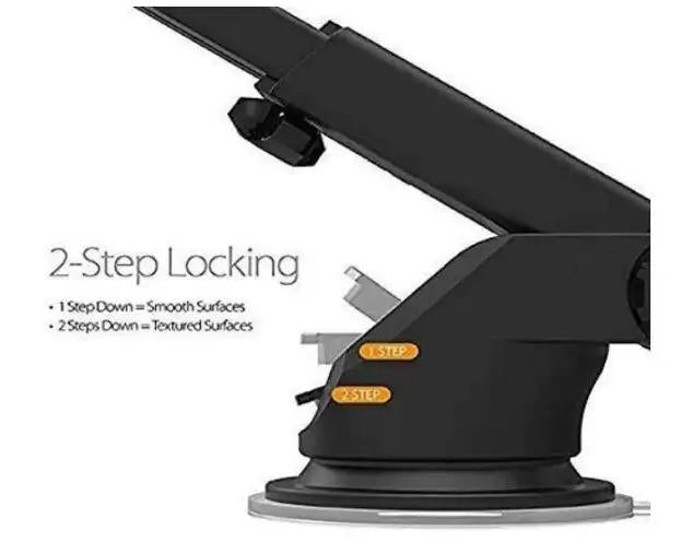 Revolex Zoom Star Pros Car Mobile Holder – Dashboard Mount, Black