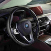 New Carbon Fiber ABS Texture Steering Wheel Grip Cover for Cars – Durable & Stylish