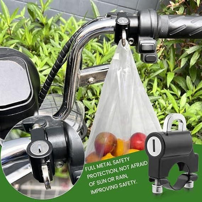 Anti-Theft Helmet Security Lock – Durable Metal Safety Lock for Bikes & Motorcycles (Pack of 1)