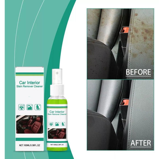Car Interior Stain Remover Cleaner – Powerful Liquid Formula for All Car Types (Pack of 1)