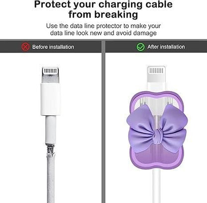 Silicone Charging Protective Case – Self-Adhesive, Compact, Durable (Pack of 1, Random Color)