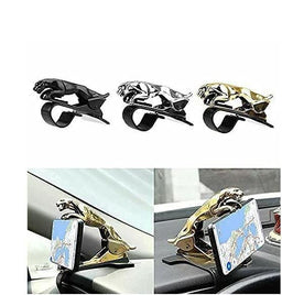 Jaguar Design HUD Car Mobile Phone Holder – 360° Rotatable Dashboard Mount
