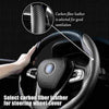 New Carbon Fiber ABS Texture Steering Wheel Grip Cover for Cars – Durable & Stylish