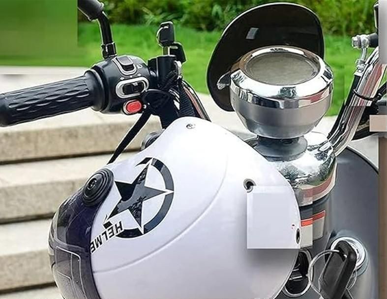 Anti-Theft Helmet Security Lock – Durable Metal Safety Lock for Bikes & Motorcycles (Pack of 1)