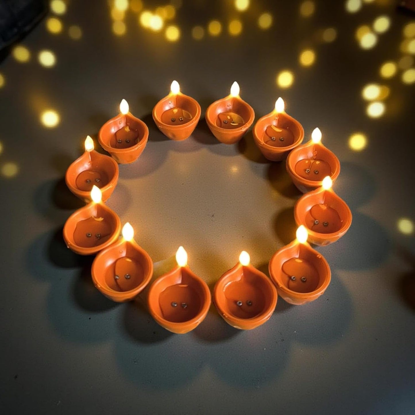 Led Sensor Water Diya Pack of 6 | पानी से जलने वाला दिया