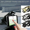 Jaguar Design HUD Car Mobile Phone Holder – 360° Rotatable Dashboard Mount