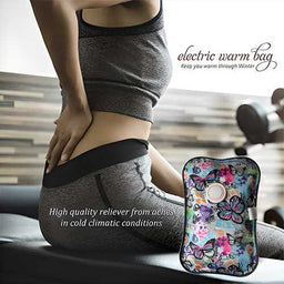 Electric Warm Bag | Hot Water Bag for Pain Relief | Rechargeable Heating Pad for Cramps, Back & Joint Pain