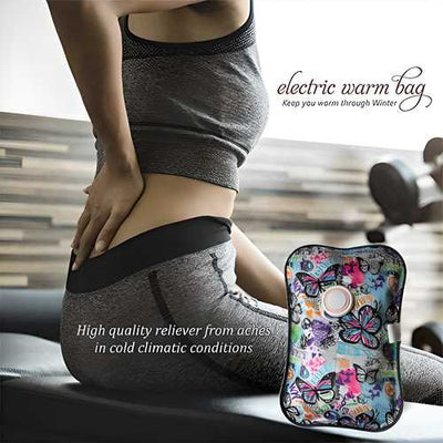 Electric Warm Bag | Hot Water Bag for Pain Relief | Rechargeable Heating Pad for Cramps, Back & Joint Pain