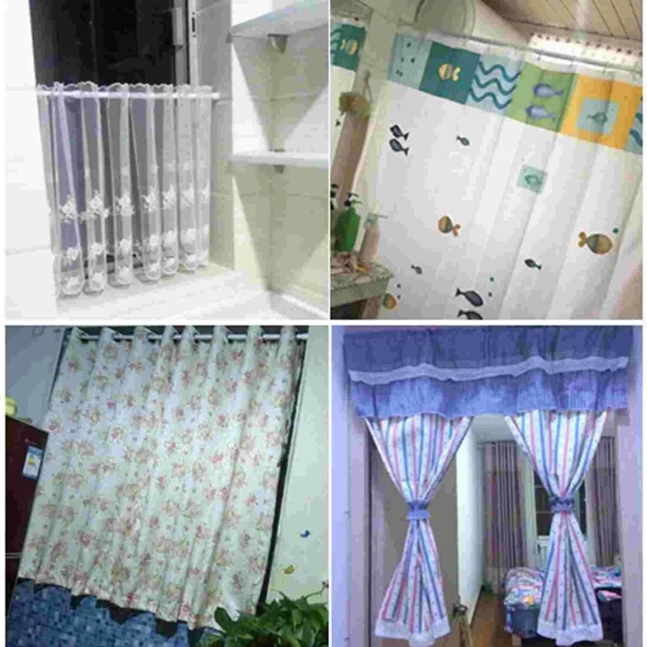 Drill-Free Multifunctional Adjustable Stainless Steel Rod | Tension Shower Curtain Rod | Easy Install