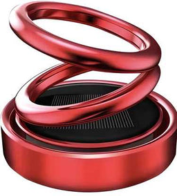 Solar Power Rotating Car/Room Air Freshener – Long Lasting French Organic Fragrance