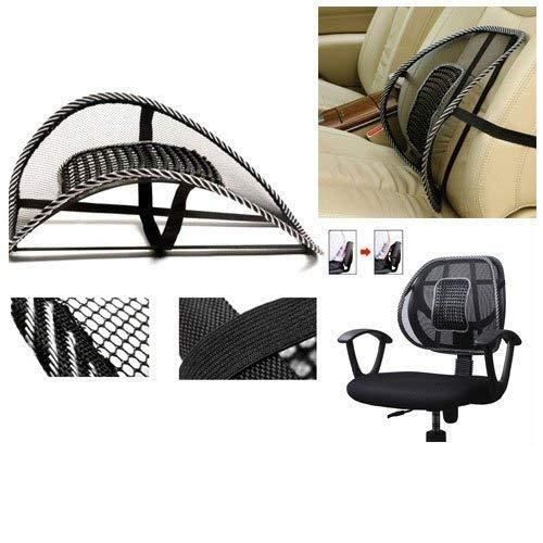 Car Back Seat Supporter Lumbar Chair – Ergonomic Support Cushion with Nylon Mesh