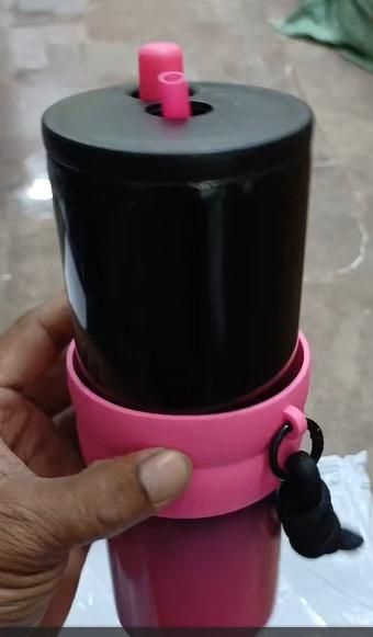 Dual Function Steel Tumbler – Vacuum Insulated, Double Wall, Leakproof, Keeps Drinks Hot or Cold for 12 Hours (Pack of 1, Assorted Color)