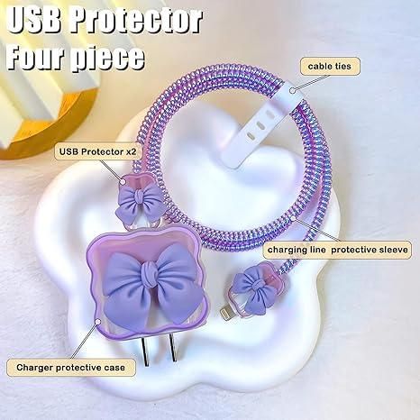Silicone Charging Protective Case – Self-Adhesive, Compact, Durable (Pack of 1, Random Color)