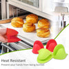 Heatproof Silicone Pot Grips – Non-Slip Holders for Hot Pans & Utensils (1 Set, Random Color)
