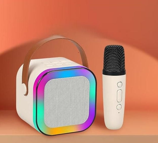 Bluetooth Karaoke Speaker with Microphone – Portable Wireless Audio, USB Type-C, Ideal for Home, Parties & Outdoor Events (Pack of 1)