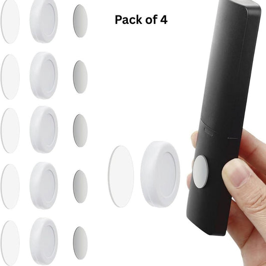 Magnetic Remote Control Holder – Wall Mount, Space-Saving Organizer (Pack of 4, Random Colors)