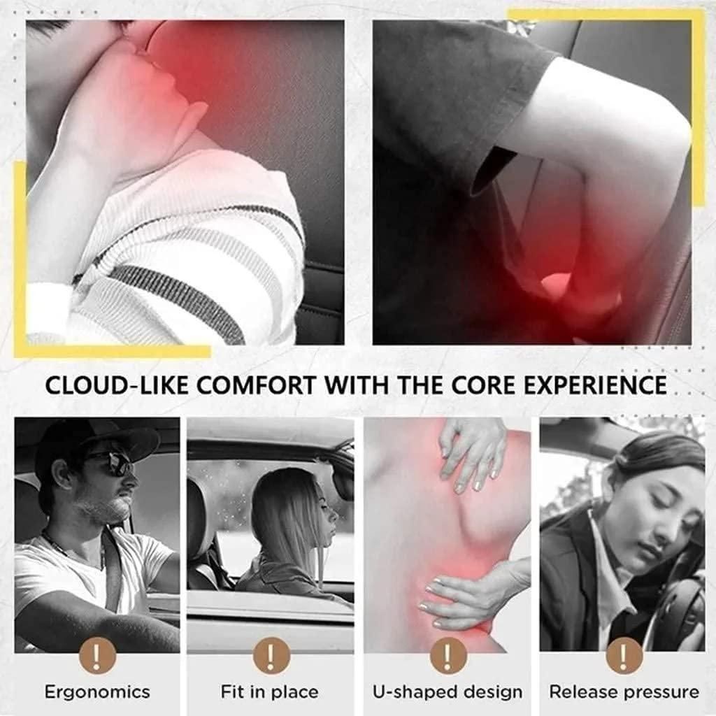 Support Neck Pillow for Car & Office Chair – Memory Foam Comfort