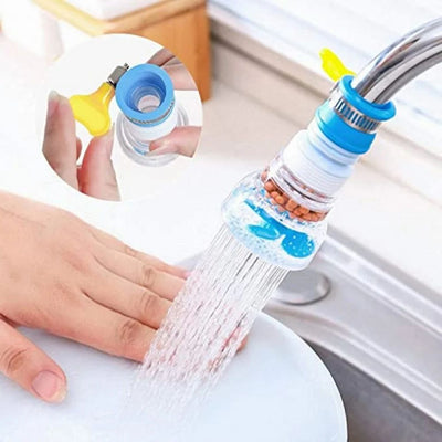 Water Faucet for Kitchen Sink 360 Rotating Water Saving Adjustable Splash Regulator Multicolor