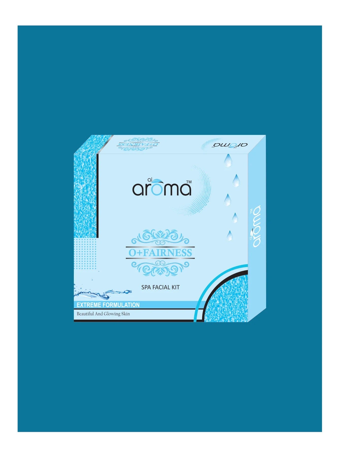 Alaroma O+ Fairness Spa Facial Kit — Skin Brightening & Tan Removal Treatment for All Skin Types (125 gm & 290 gm)